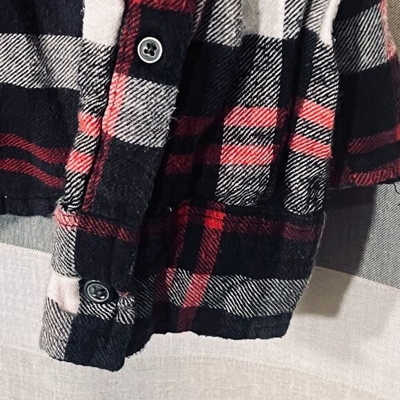 Jackson Hole size XL plaid flannel button down shirt red black white - Picture 3 of 6